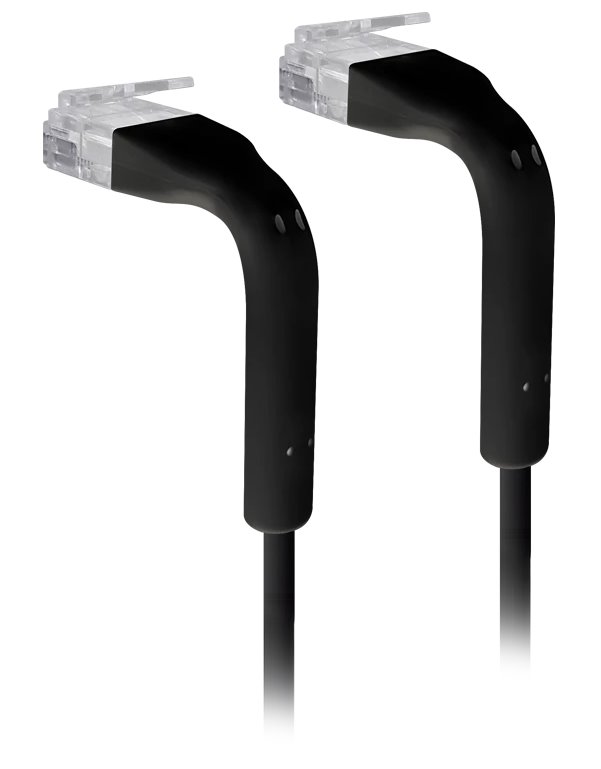 Ubiquiti UniFi Ethernet Patch Kabel - délka 0,1m, Cat6, černý