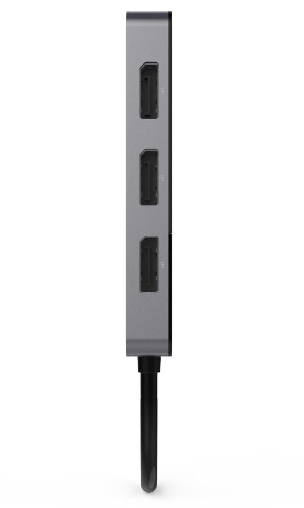 PremiumCord adaptér MST DisplayPort 1.4 na 3x DisplayPort / 8K / 3x 4K/ černý