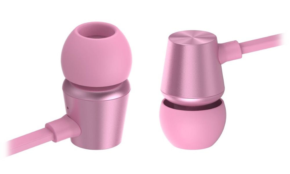 Swissten Sluchátka Earbuds Dynamic Ys500 Růžovo/Zlaté