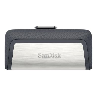 SanDisk Ultra Dual USB-C Drive 128GB / USB 3.0 Typ-C /  USB 3.0 Typ-A / stříbrný