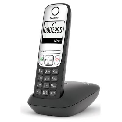 SIEMENS GIGASET A690HX - DECT/GAP přídavné sluchátko vč. nabíječky pro bezdrátový telefon, barva černá/ stříbrná