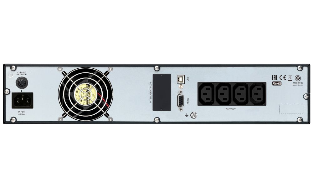 APC Easy UPS SRV 2000VA (1600W)/ 2U/ RACK MOUNT/ ONLINE/ 230V/ LCD/ with RailKit