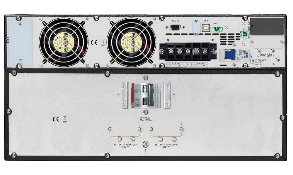 APC Easy UPS SRV 6000VA (6000W)/ 5U/ RACK MOUNT/ ONLINE/ 230V/ LCD/  with External Battery Pack