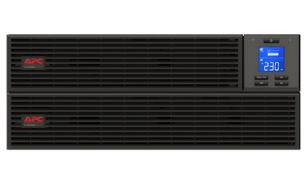 APC Easy UPS SRV 6000VA (6000W)/ 4U/ RACK MOUNT/ ONLINE/ 230V/ LCD/ with External Battery Pack/RailKit