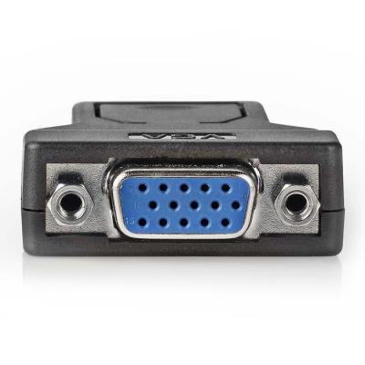 NEDIS adaptér DisplayPort/ zástrčka DisplayPort - zásuvka VGA/ černý/ blistr