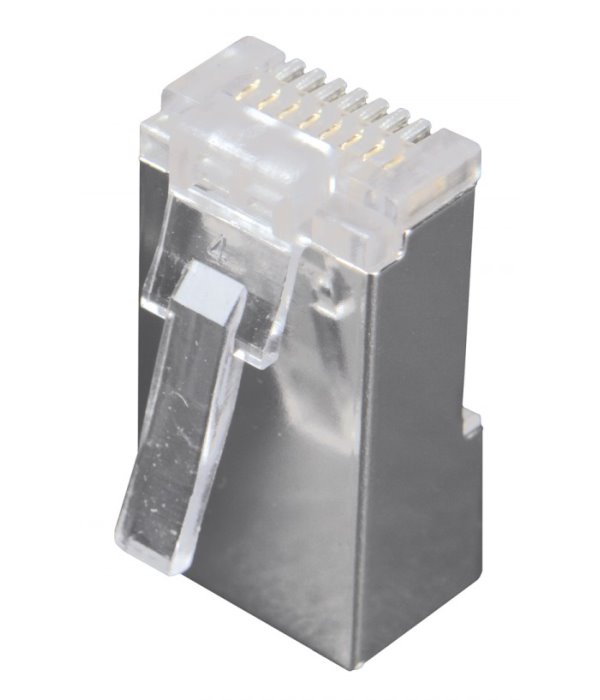 Solarix konektor RJ45 CAT5E STP 8p8c stíněný neskládaný na licnu KRJ45/5SH