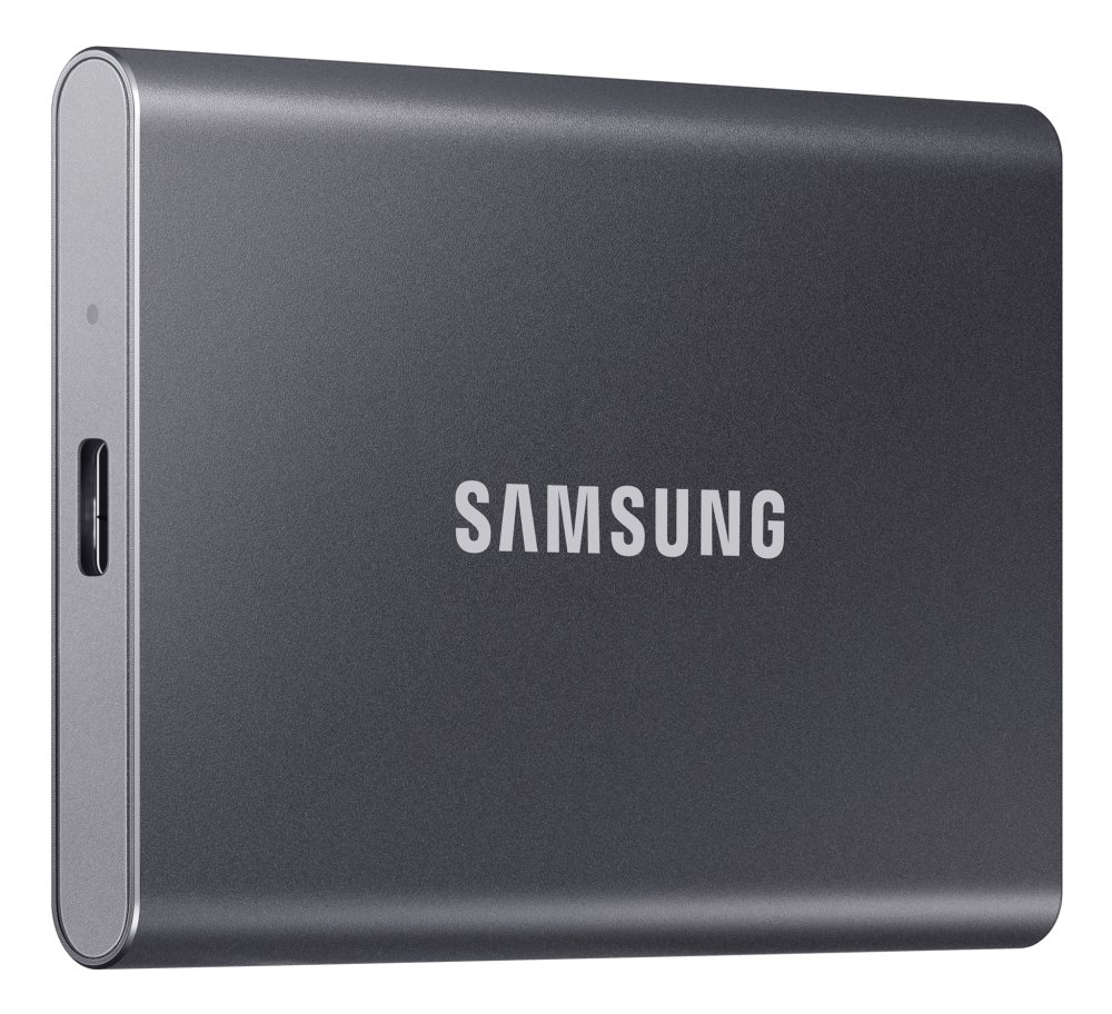 SAMSUNG Portable SSD T7 1TB / USB 3.2 Gen 2 / USB-C / Externí / Šedá