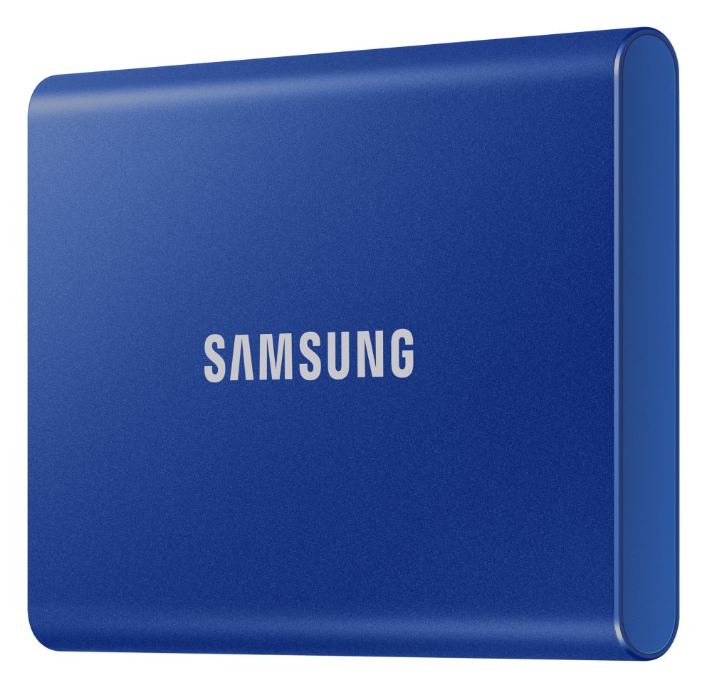 SAMSUNG Portable SSD T7 2TB / USB 3.2 Gen 2 / USB-C / Externí / Modrá