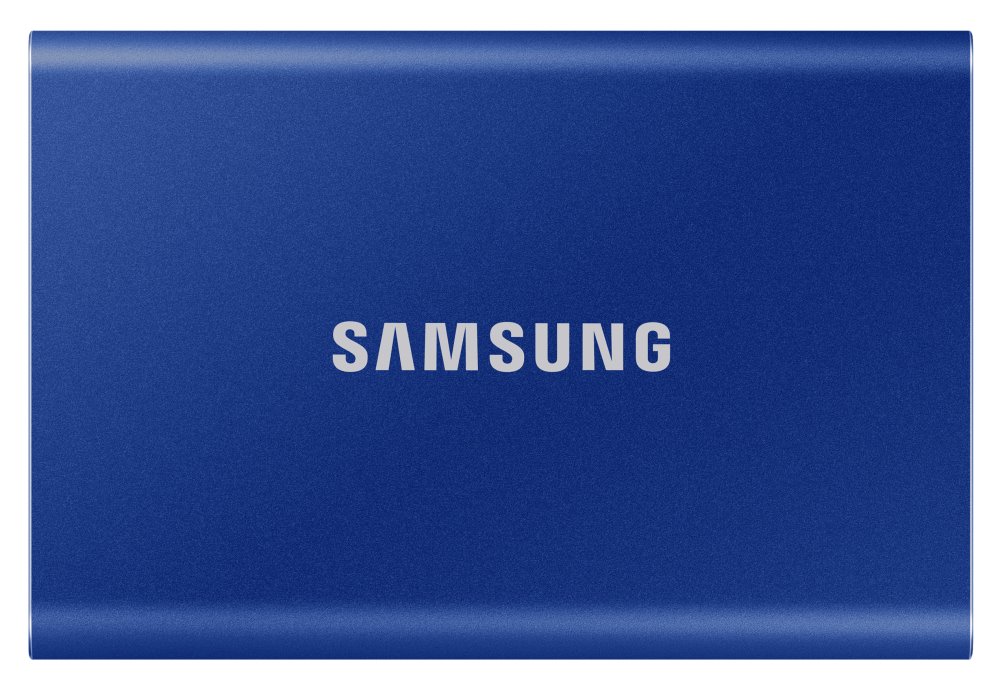 SAMSUNG Portable SSD T7 2TB / USB 3.2 Gen 2 / USB-C / Externí / Modrá