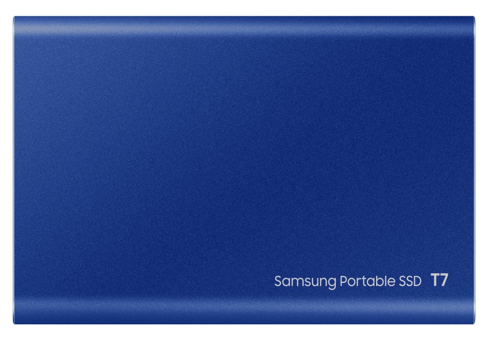 SAMSUNG Portable SSD T7 2TB / USB 3.2 Gen 2 / USB-C / Externí / Modrá