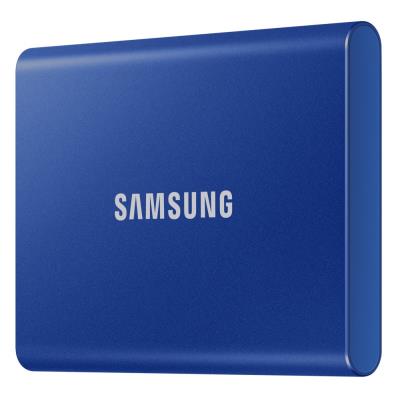 SAMSUNG Portable SSD T7 2TB / USB 3.2 Gen 2 / USB-C / Externí / Modrá