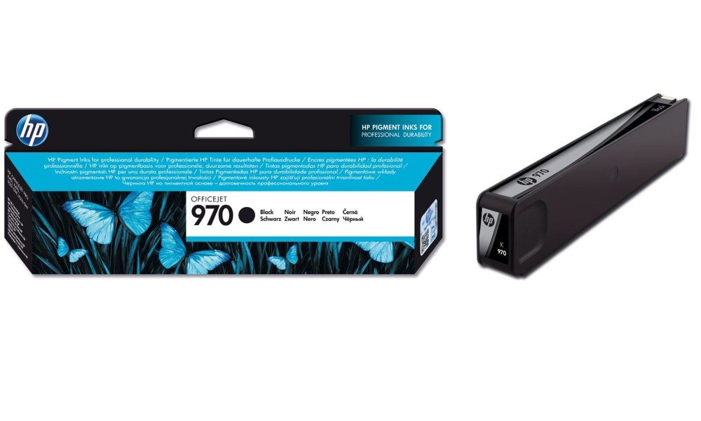 HP (970) černá inkoustová kazeta, CN621AE originál