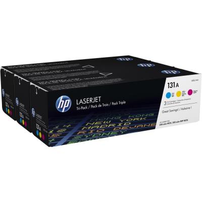 HP sada tonerů 131A trojbalení - CMY