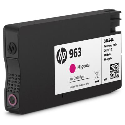 Inkoustová náplň HP 963 Purpurová (magenta, 700p) pro HP OfficeJet Pro 9010, 9013, HP OfficeJet Pro 9020