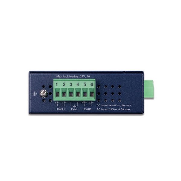 Planet průmyslový konvertor RS-232/422/485 na IP, 1x COM, 1x 100Base-TX, 9-48VDC, -40~+75°C, IP30, SNMP+Telnet