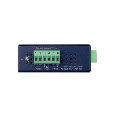 Planet průmyslový konvertor RS-232/422/485 na IP, 1x COM, 1x 100Base-TX, 9-48VDC, -40~+75°C, IP30, SNMP+Telnet