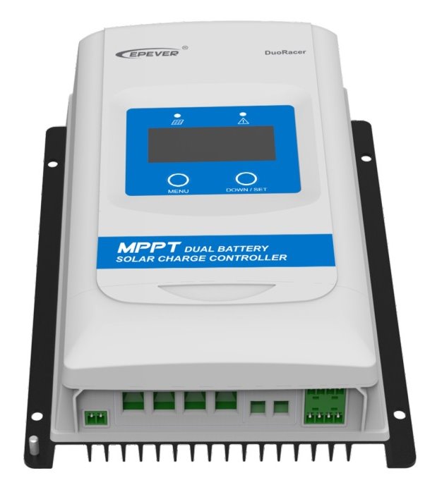 EPEVER DR2210-DDS solární MPPT regulátor 12/24 V, DuoRacer 20A, vstup 100V