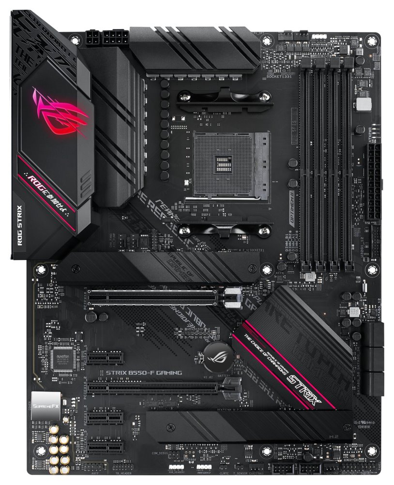ASUS ROG STRIX B550-F GAMING / B550 / AM4 / 4x DIMM / M.2 / DP / HDMI / ATX