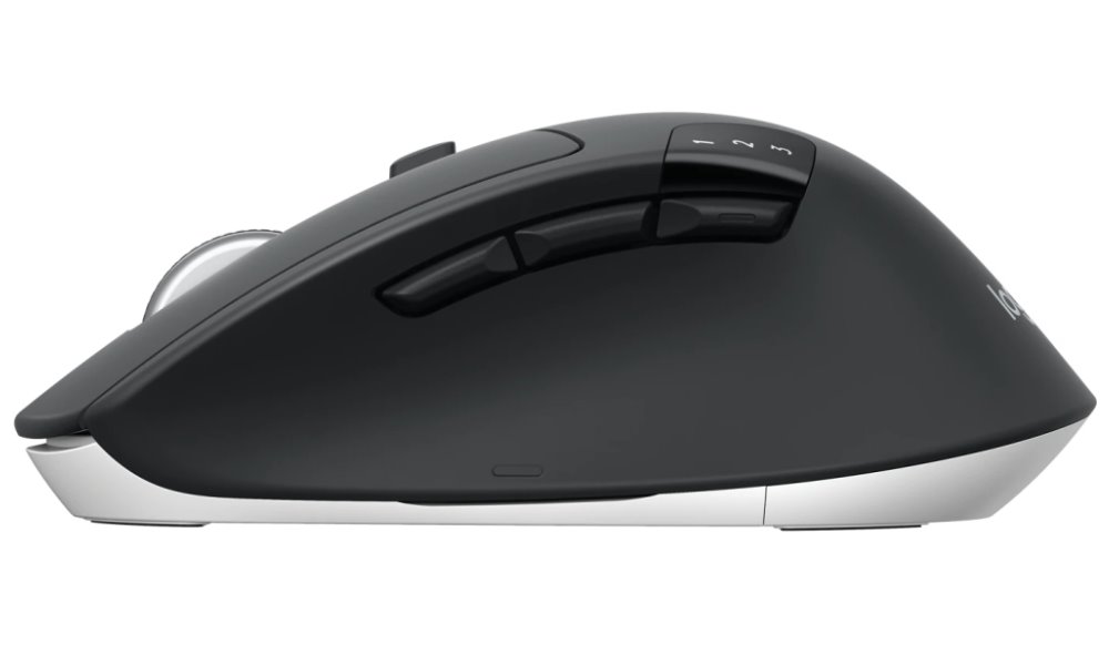 Logitech myš M720 Triathlon/ bezdrátová/ 8 tlačítek/ 1000dpi/ Bluetooth/ USB/ černá