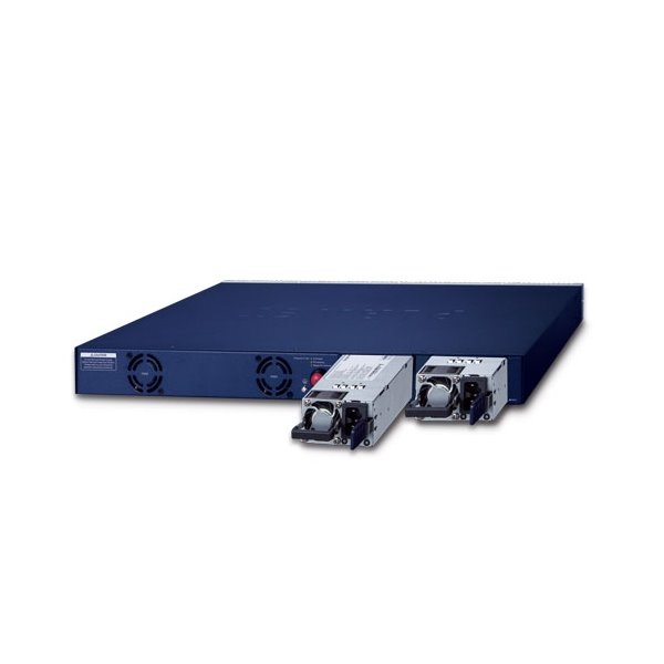 Planet GS-6322-24P4X L3 switch, 24x1Gb, 2x10Gb, 2x10Gb SFP+, 16x PoE 802.3bt 2280W, 2x power-in
