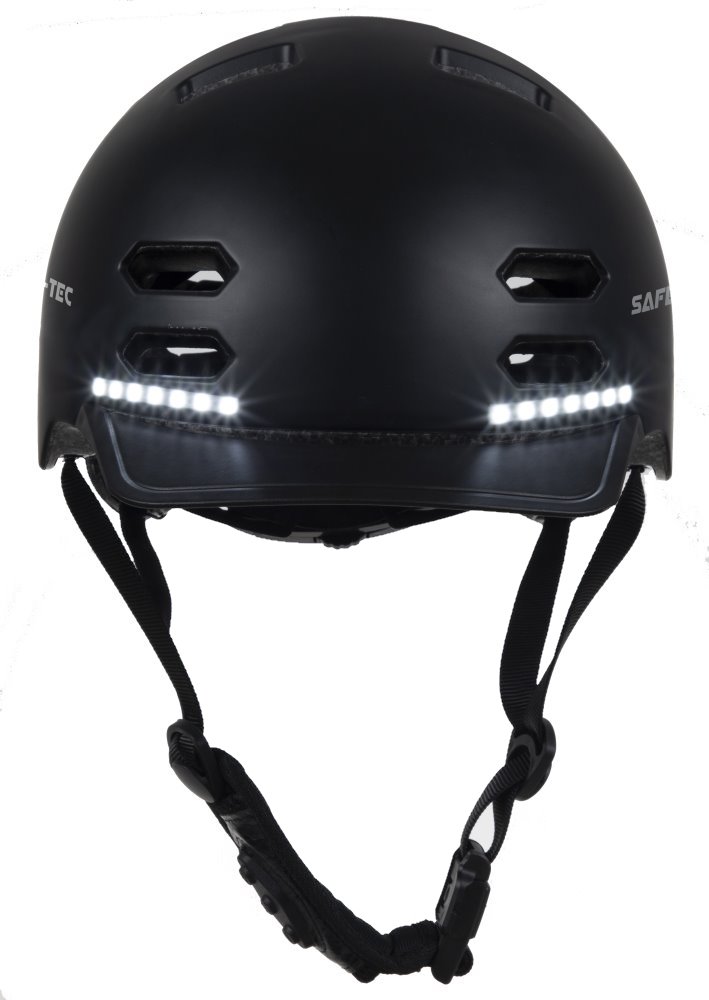 SAFE-TEC Chytrá Bluetooth helma/ SK8 Black L
