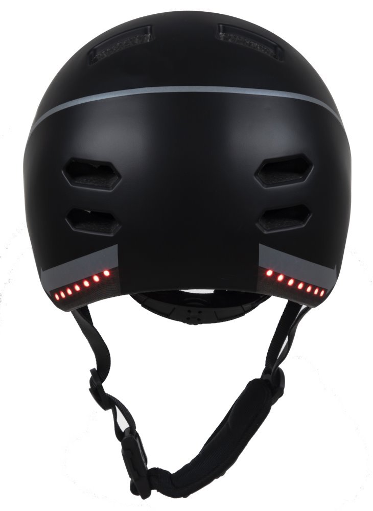 SAFE-TEC Chytrá Bluetooth helma/ SK8 Black L