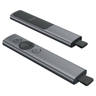 Logitech prezentér SPOTLIGHT/ bezdrátový/ Bluetooth/ šedý