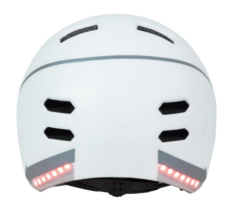SAFE-TEC Chytrá Bluetooth helma/ SK8 White L