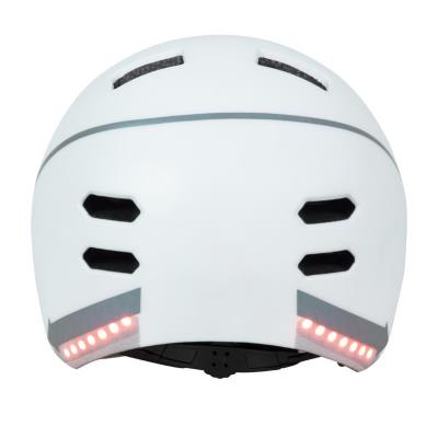 SAFE-TEC Chytrá Bluetooth helma/ SK8 White L