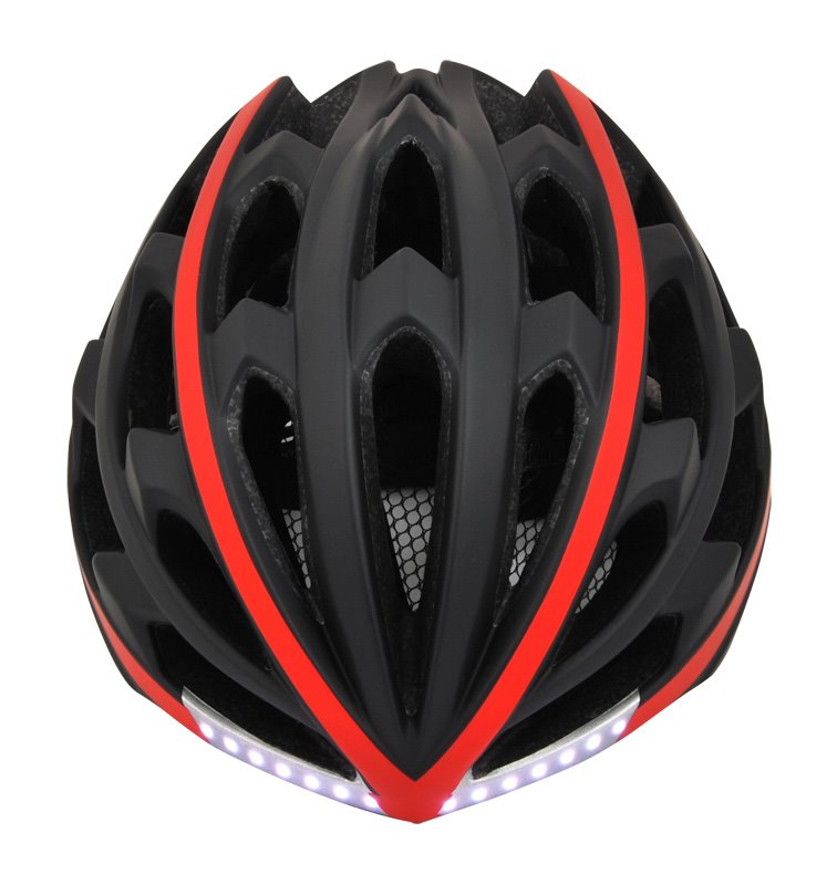 SAFE-TEC Chytrá helma/ TYR Black-Red L