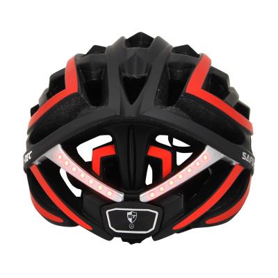 SAFE-TEC Chytrá helma/ TYR Black-Red M