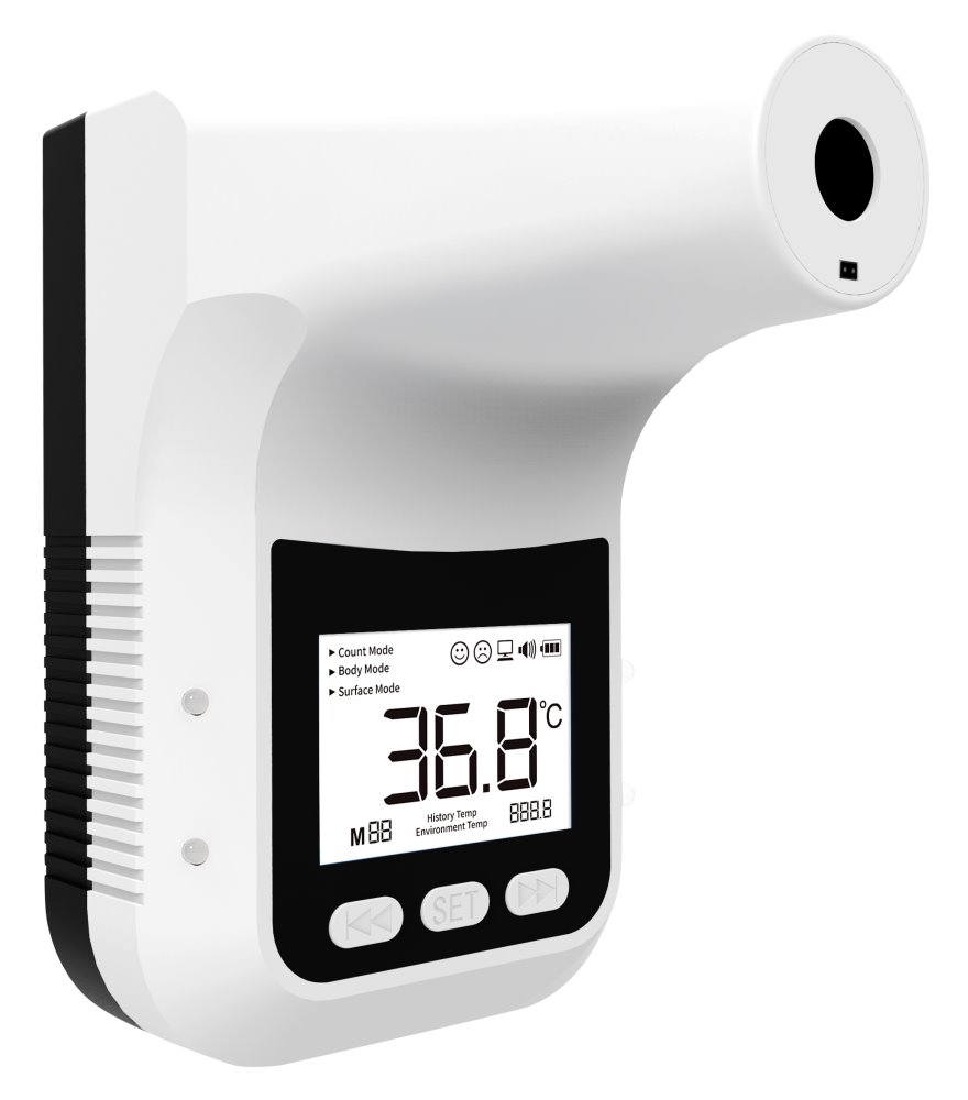 XtendLan XL-WMT-K3P/ bezkontaktní infračervený teploměr lidského těla/ 2,8" LCD displej