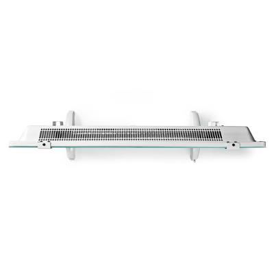 NEDIS Wi-Fi chytré konvekční topné těleso/ termostat/ skleněný přední panel/ IP24/ výkon 2000 W/ bílé