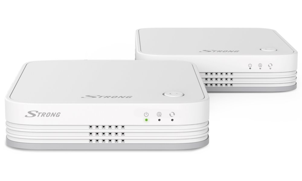 STRONG sada 2 ATRIA Wi-Fi Mesh Home Kit 1200/ Wi-Fi 802.11a/b/g/n/ac/ 1200 Mbit/s/ 2,4GHz a 5GHz/ 3x LAN/ bílý