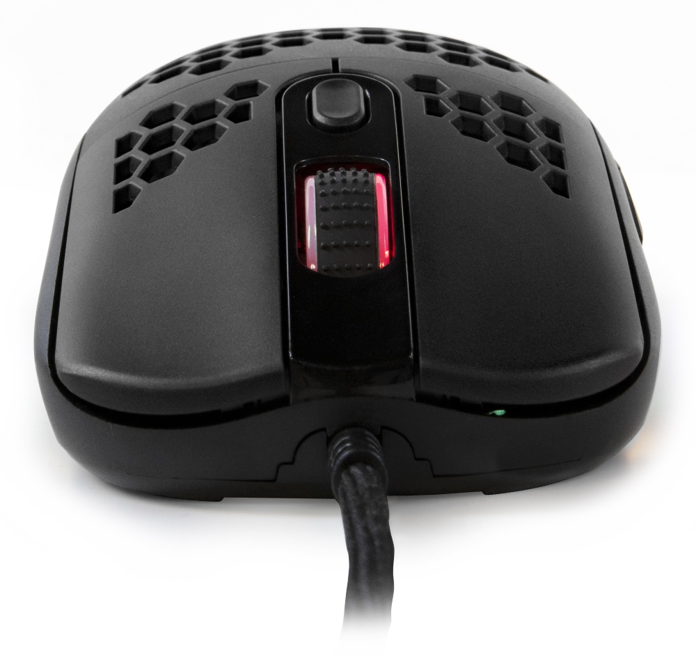 AROZZI herní myš FAVO Ultra Light Black/ drátová/ 16.000 dpi/ USB/ 7 tlačítek/ RGB/ černá