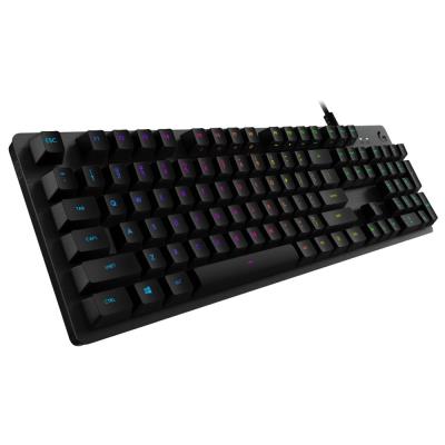 Logitech herní klávesnice G512 LIGHTSYNC RGB/ mechanická/ GX Brown/ USB/ US layout/ Carbon