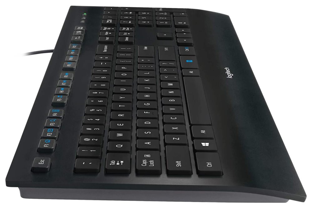 Logitech klávesnice Corded K280E/ USB/ US layout