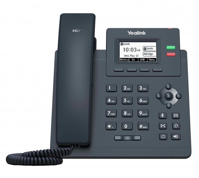Yealink SIP-T31P   IP telefon/ 2x SIP/ CZ/SK displej/ 2x 100Mbit