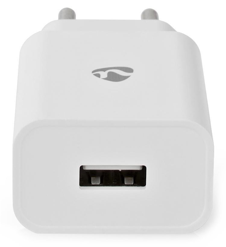 NEDIS síťová nabíječka/ USB-C/ 2.4 A/ 5.0 VDC/ rychlé nabíjení/ bílá/ kabel 1m