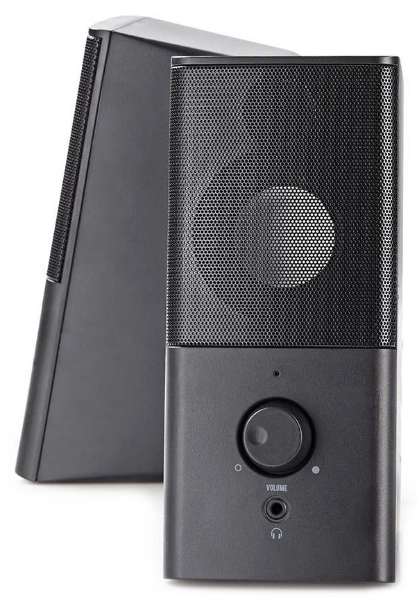 NEDIS herní reproduktory/ 2.0/ výkon 18 W/ 3,5 mm jack/ USB/ ABS/ černé