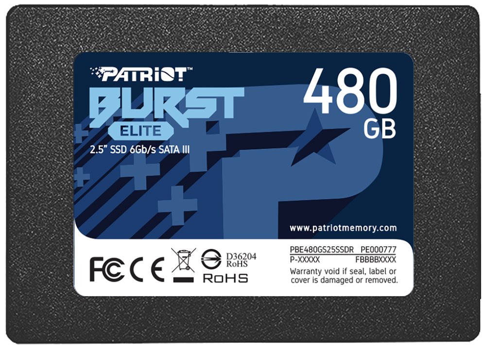 PATRIOT BURST ELITE 480GB SSD / Interní / 2,5" / SATA 6Gb/s /