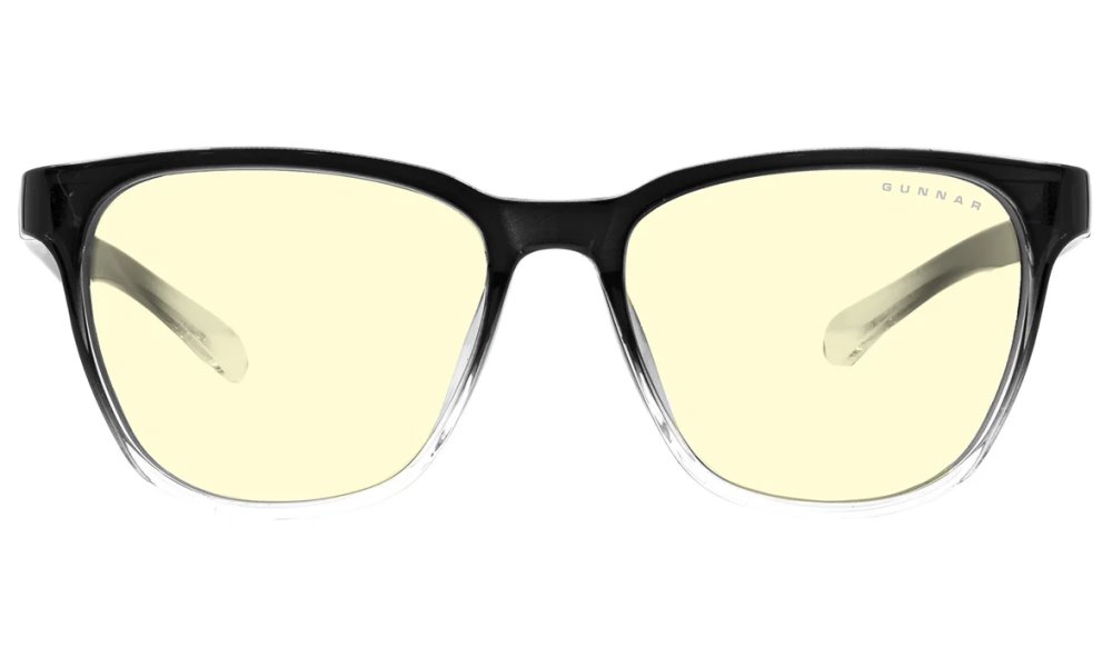 GUNNAR kancelářske/herní brýle BERKELEY ONYX/FADE * jantárová skla * BLF 65 * GUNNAR focus