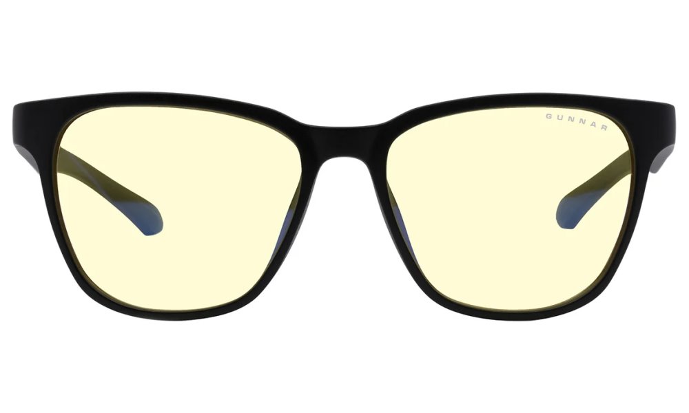 GUNNAR kancelářske/herní brýle BERKELEY ONYX * jantárová skla * BLF 65 * GUNNAR focus