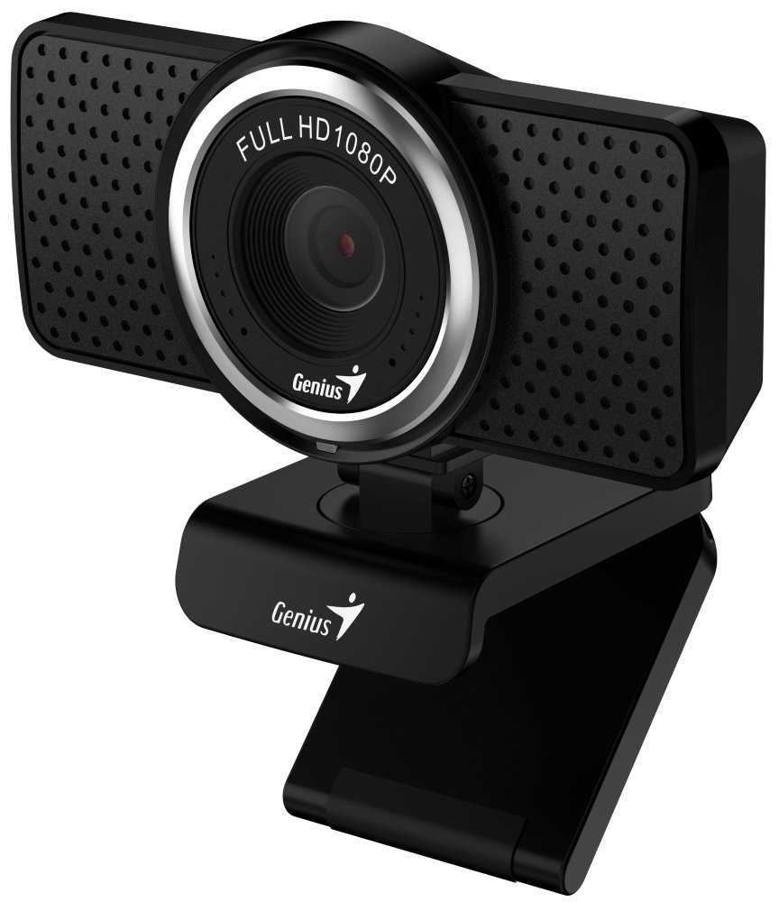 POŠKOZENÝ OBAL - GENIUS webová kamera ECam 8000/ černá/ Full HD 1080P/ USB2.0/ mikrofon