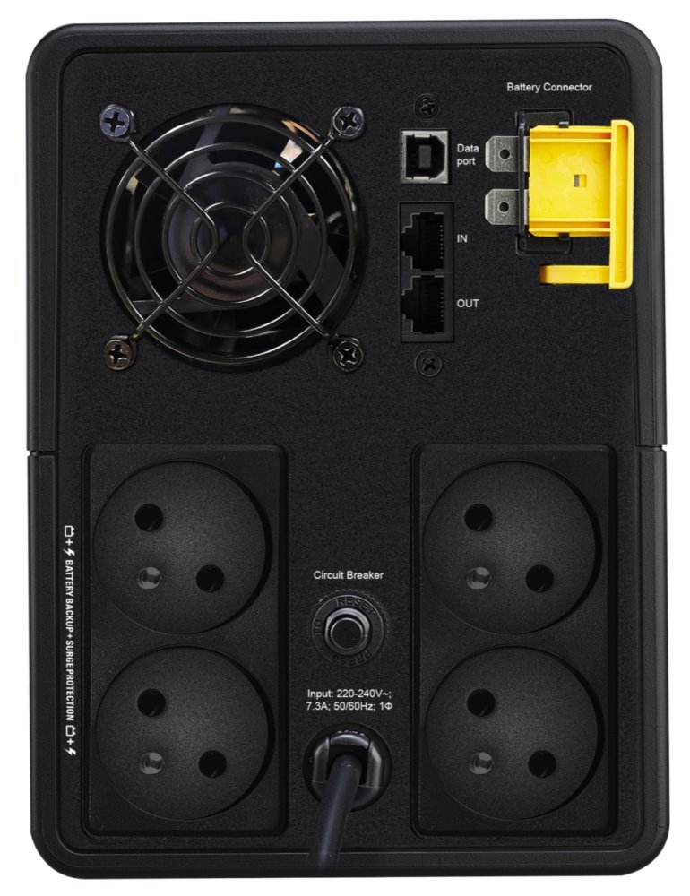 APC Back-UPS 1600VA (900W)/ AVR/ 230V/ 4x česká zásuvka
