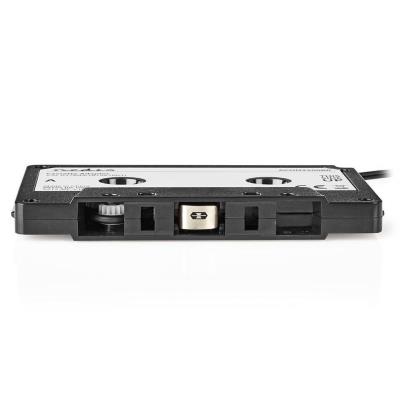 NEDIS kazetový adaptér/ zástrčka 3,5mm jack/ černý