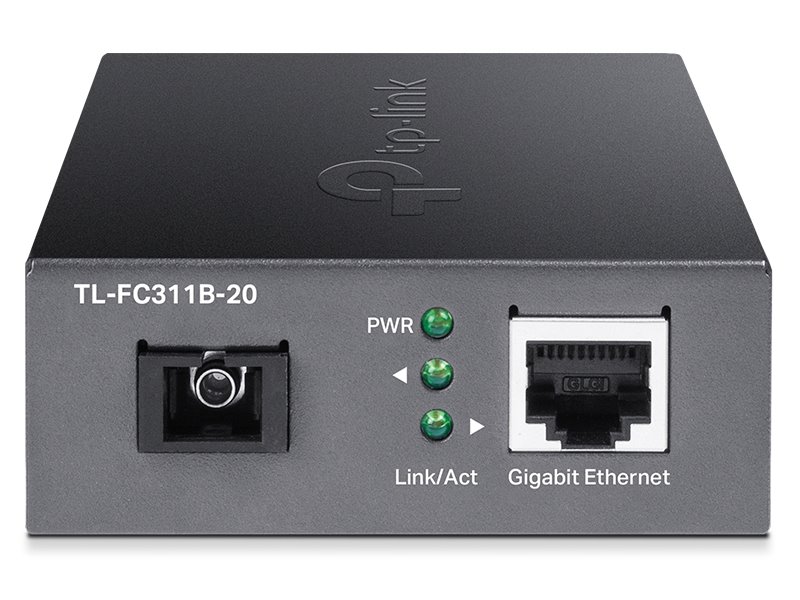 TP-Link TL-FC311B-20 WDM Media Konvertor 1x 10/100/1000 Mbps RJ45/ 1x 1000Mbps SC/ Eth/Optika (single-mode), 20km