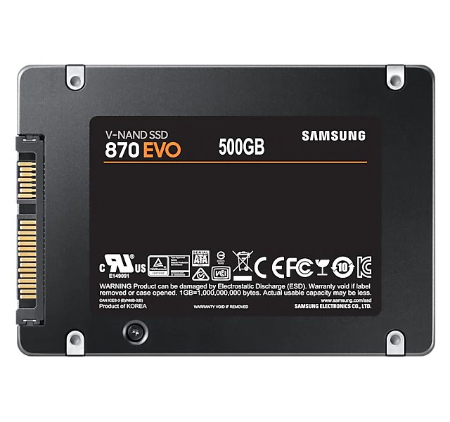 SAMSUNG 870 EVO 500GB SSD / 2,5 / SATA III / Interní