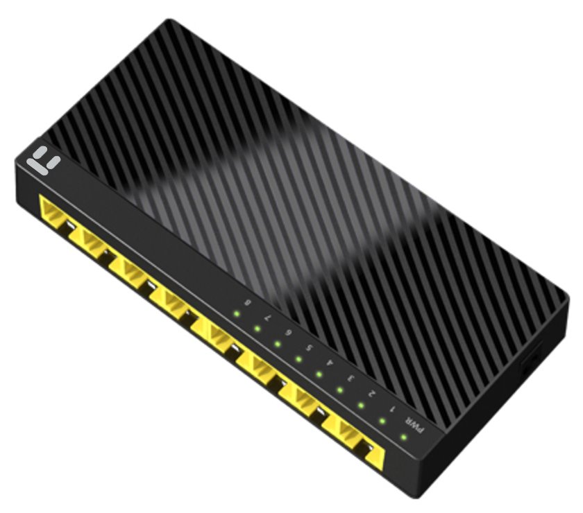 STONET by Netis ST3108GC Switch 8x 10/100/1000Mbps, miniaturní