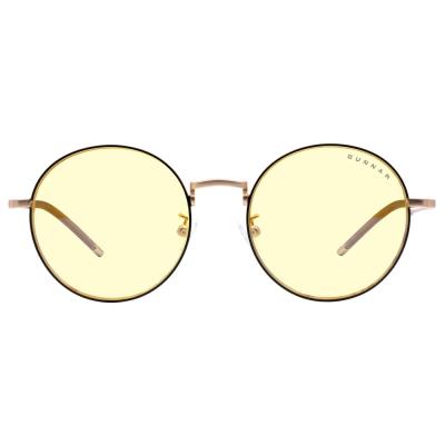 GUNNAR kancelářske/herní brýle ELLIPSE BLACK/GOLD * jantárová skla * BLF 65 * GUNNAR focus